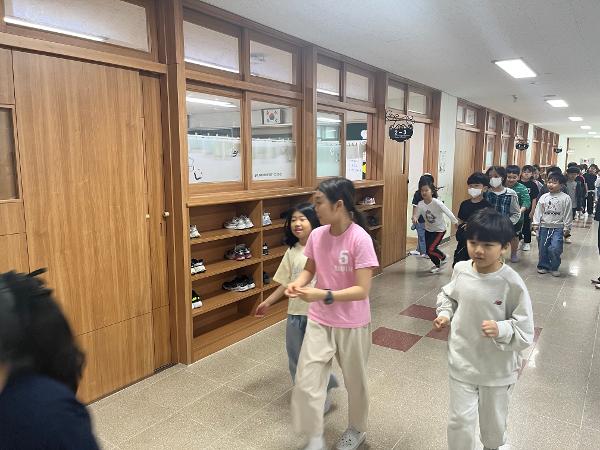 2026년 5월 신주초등학교 공습대비 민방위 훈련